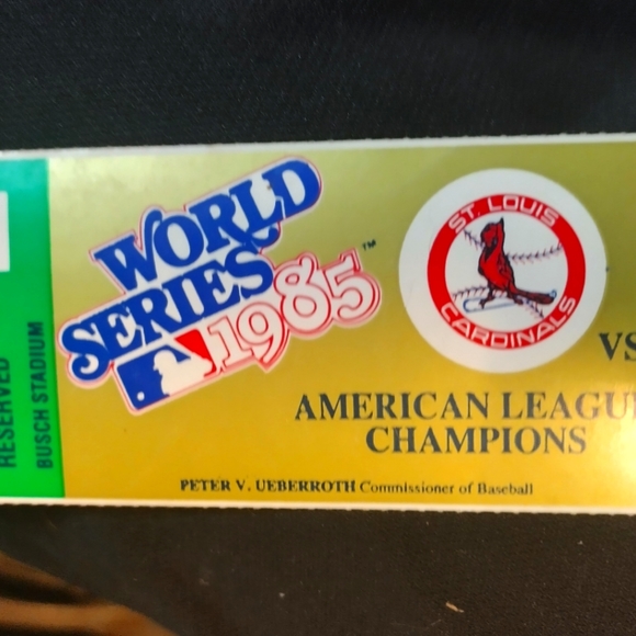 1985 game 3 world series ticket stub - Picture 1 of 4